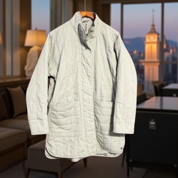Calia quilted jacket (sage green) fully lined Medium NWT